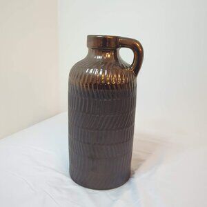 Neiman Marcus Home Textured Stoneware Pitcher Vase